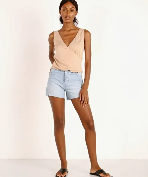 LNA Clothing Tops>Margoux Top Sesame