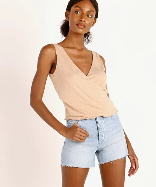 LNA Clothing Tops>Margoux Top Sesame