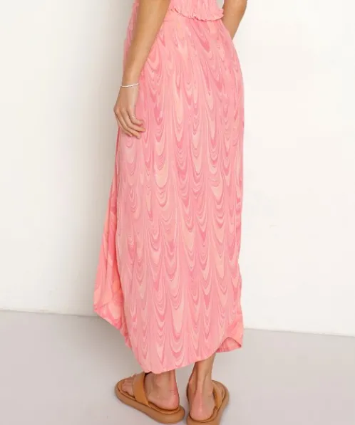 Lusana Skirts>Cassia Skirt Blush