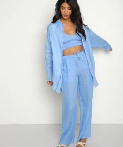 Lusana Pants>Dale Pant Sheer Bleu
