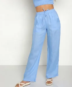 Lusana Pants>Dale Pant Sheer Bleu