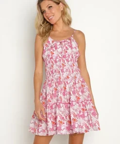 Lusana Dresses>Rosa Mini Dress Callista Floral