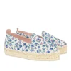 Manebi Flats>X Love Shack Fancy Slipper Platform Blue Jay Song