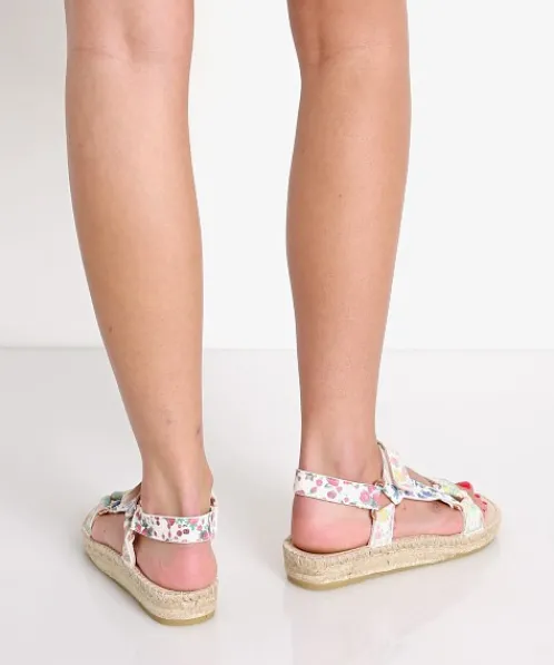 Manebi Sandals>X Love Shack Fancy Hiking Sandal Mixed Flowers