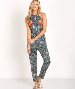 Mara Hoffman Rompers>Peacock Jumpsuit Green