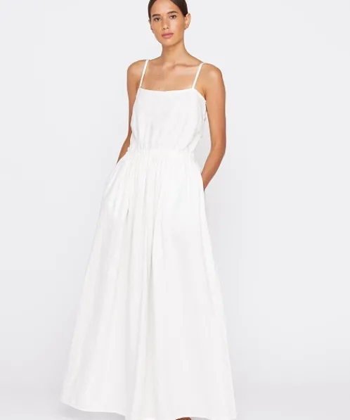 Mikoh Dresses>Sabi Cotton Maxi Dress Bone
