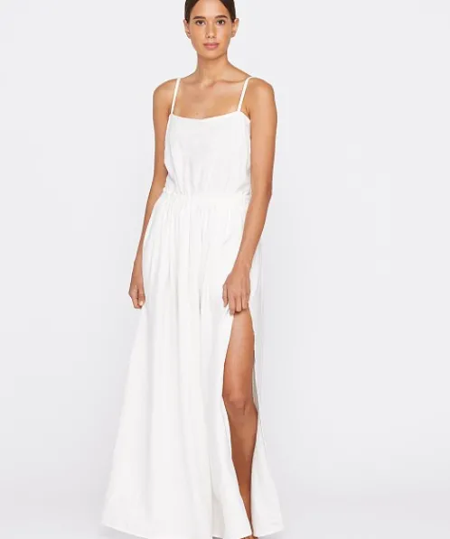 Mikoh Dresses>Sabi Cotton Maxi Dress Bone