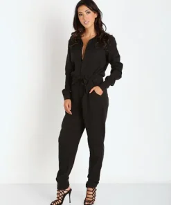 MinkPink Rompers>Sinking Ships Boiler Jumpsuit Black
