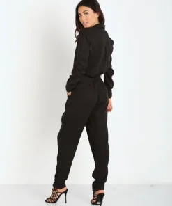 MinkPink Rompers>Sinking Ships Boiler Jumpsuit Black