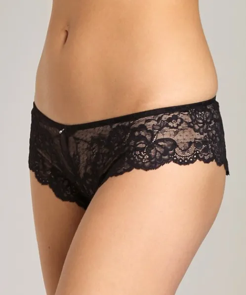 Montelle Intimates Panties>Brazilian Panty Black Night