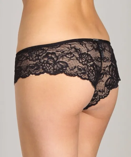 Montelle Intimates Panties>Brazilian Panty Black Night