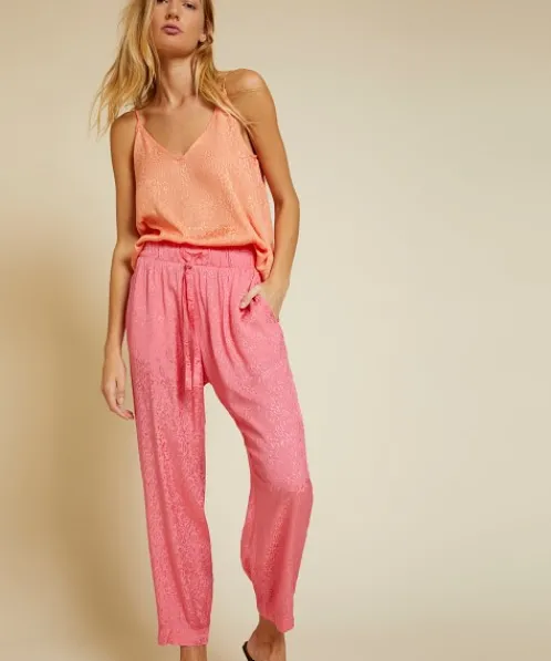 Nation LTD Tops>Aya V Back Cami Tank Sherbet