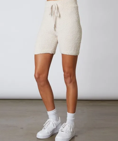Nia Shorts | Pants>The Brand Mid Length Sweater Short Natural