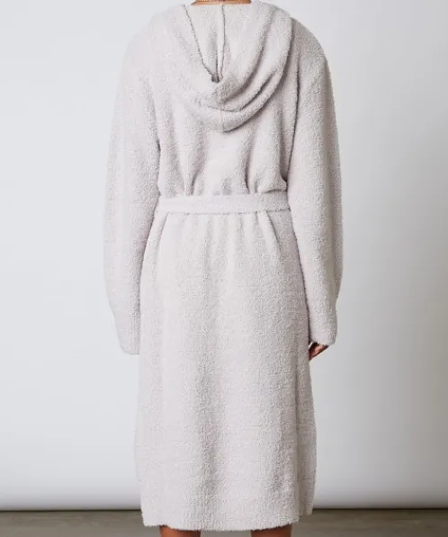 Nia Knits>The Brand Hooded Duster Cardi Dove