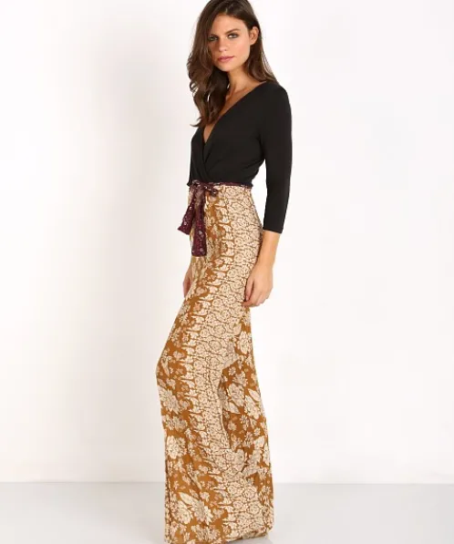 Novella Royale Rompers>Hustle Jumpsuit Rust Hazely