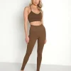 NUX Sports Bras>One By One Bra Mocha
