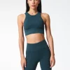 NUX Sports Bras>One by One Crop Sports Bras Sierra