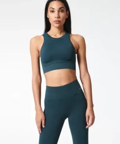 NUX Sports Bras>One by One Crop Sports Bras Sierra