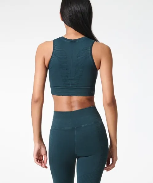 NUX Sports Bras>One by One Crop Sports Bras Sierra