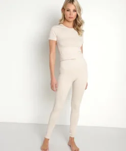 NUX Bottoms>One By One Legging Latte