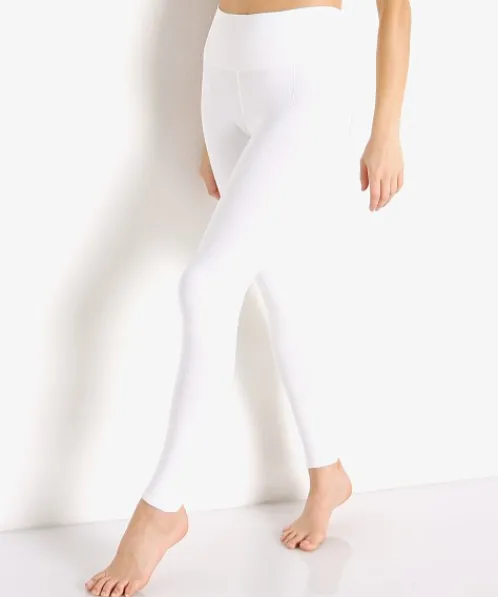 NUX Bottoms>One by One Legging White