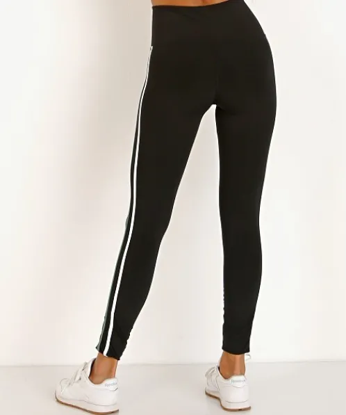 Olympia Activewear Bottoms>Lynx Legging Jet/Stripe
