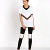 Olympia Activewear Tops>Olympia Aden Tee White/Jet