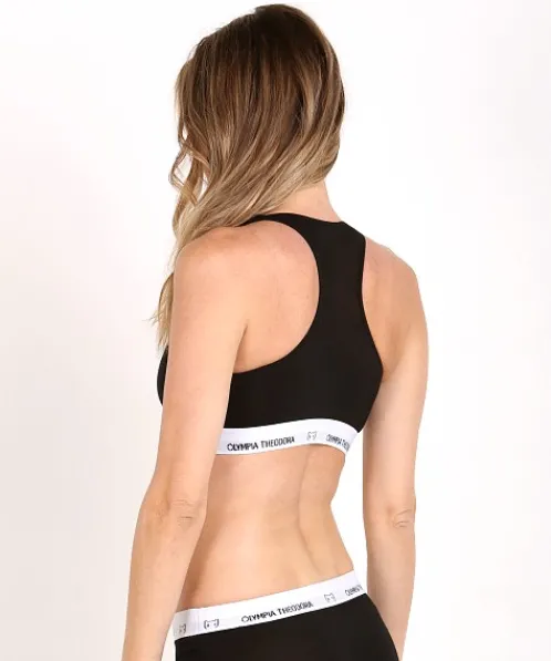 Olympia Theodora Bras>Racer Bra Black