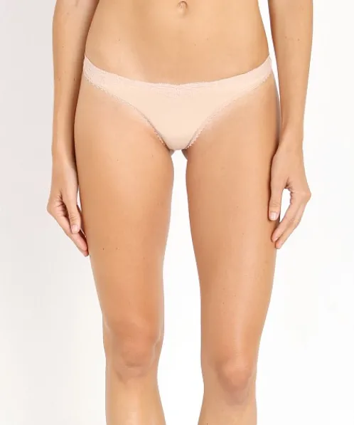 Only Hearts Panties>Delicious with Lace Thong Parchment