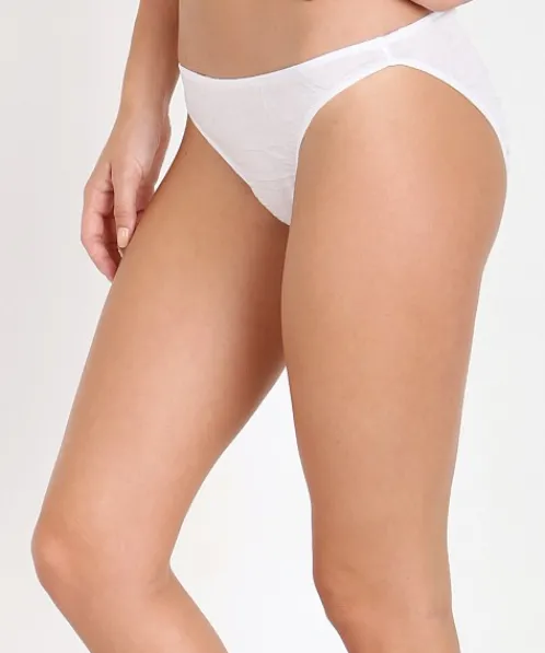 Only Hearts Panties>Organic Cotton French Bikini White