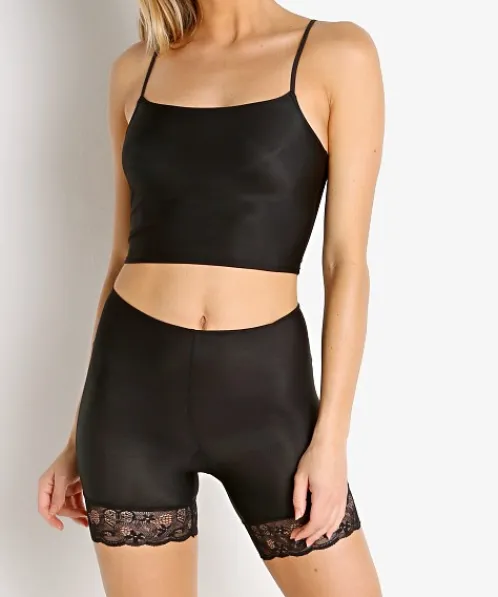 Only Hearts Shorts>Second Skin Mini Bike Short Black