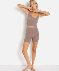 Only Hearts Shorts>So Fine Eco Rib Boxer Briefs Tabac