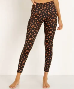 Onzie Bottoms>High Basic Midi Legging Lovely Leopard