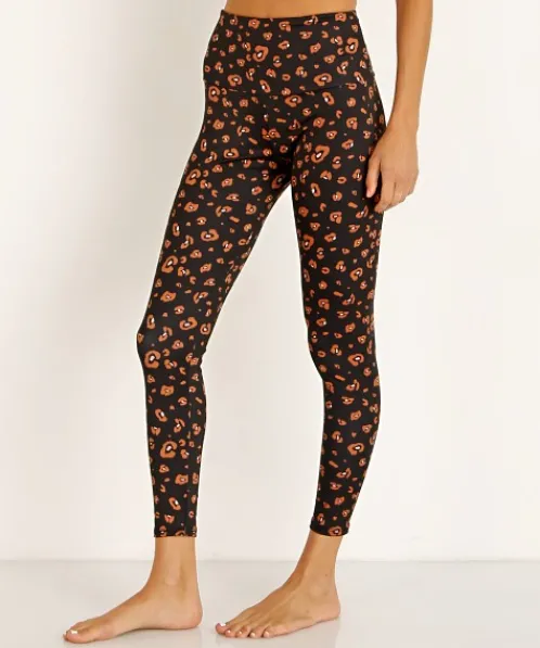 Onzie Bottoms>High Basic Midi Legging Lovely Leopard