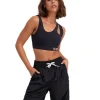 PE NATION Sports Bras>Basket Cut Sports Bra Black