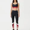 PE NATION Sports Bras>Courtside Sports Bra Black