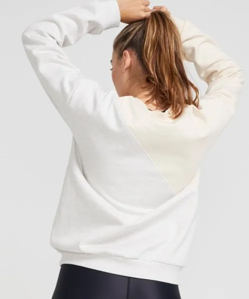 PE NATION Knits>First Position Sweatshirt Pearled Ivory Grey