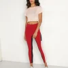 PE NATION Bottoms>Fluid Legging Garnet