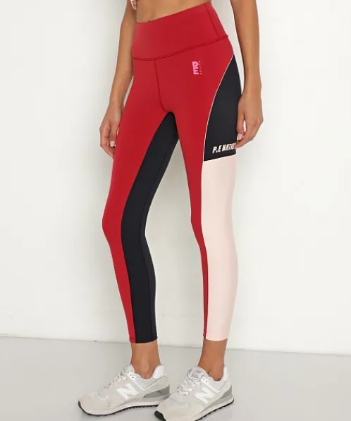 PE NATION Bottoms>Fluid Legging Garnet