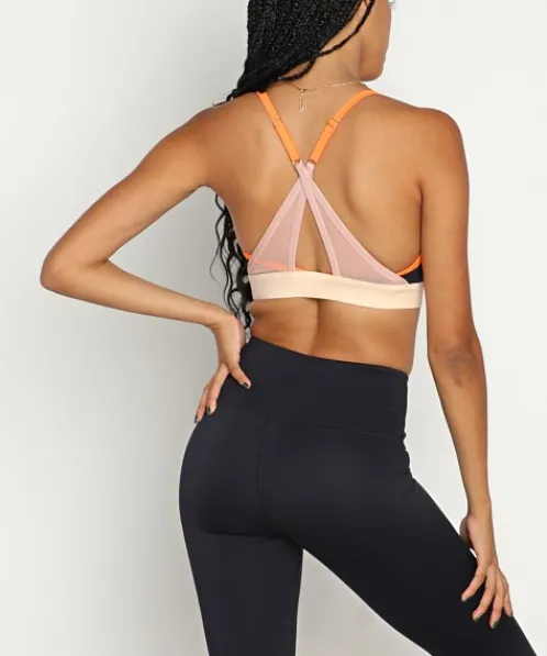 PE NATION Sports Bras>Game Card Sports Bra Black