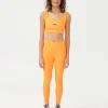 PE NATION Bottoms>Grand Stand Legging Socking Orange