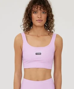 PE NATION Sports Bras>Grand Stand Sports Bra Orchid Bloom