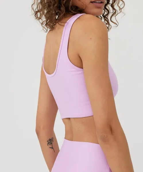 PE NATION Sports Bras>Grand Stand Sports Bra Orchid Bloom