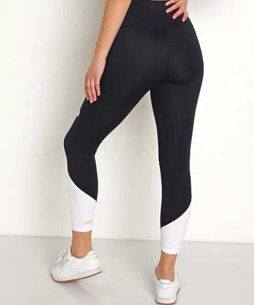 PE NATION Bottoms>Half Volley Legging Black