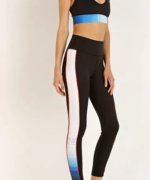 PE NATION Bottoms>Lineal Success Legging Black