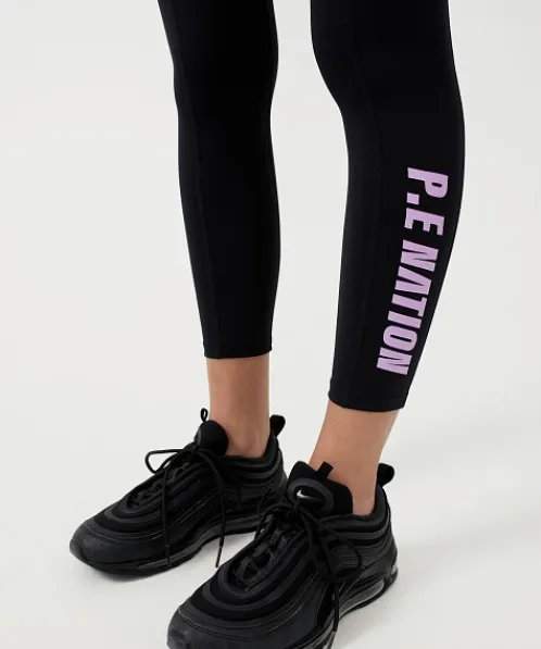 PE NATION Bottoms>Salto Legging Black