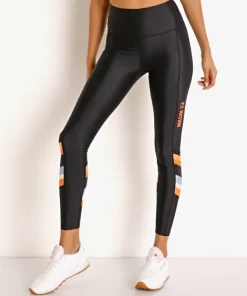 PE NATION Bottoms>Score Runner Legging Black