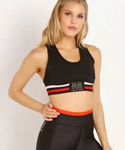 PE NATION Sports Bras>Speedway Crop Bra Black