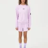 PE NATION Bottoms>Stadium Short Orchid Bloom