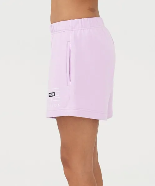 PE NATION Bottoms>Stadium Short Orchid Bloom